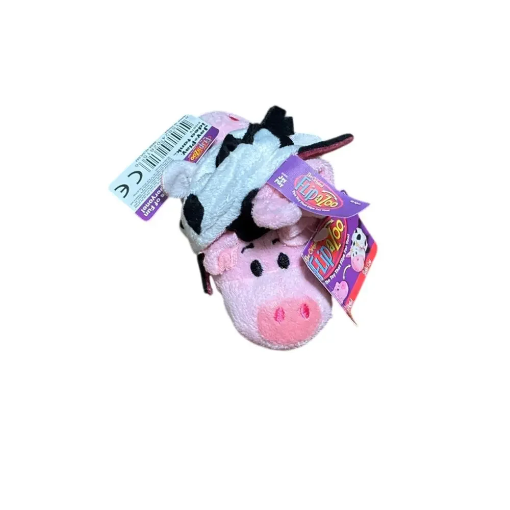 Flip a Zoo Mushmellows Reversible Cow/Pig Plush Stuffed Animal Small 2018